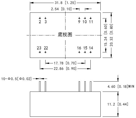 DC-DC鐵路電源WDT5系列(5W)